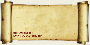 Jovana Erić vizit kartica